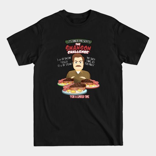 Discover "A Meal Fit for a Swanson" - Pawnee - T-Shirt