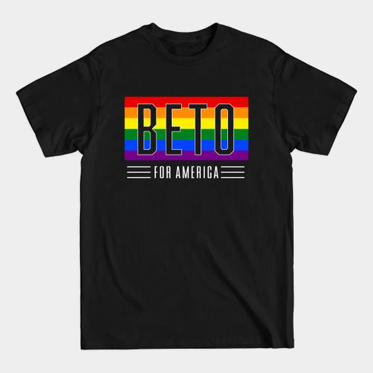 Discover Beto O'Rourke 2024 Support Shirt - LGBT Pride Edition