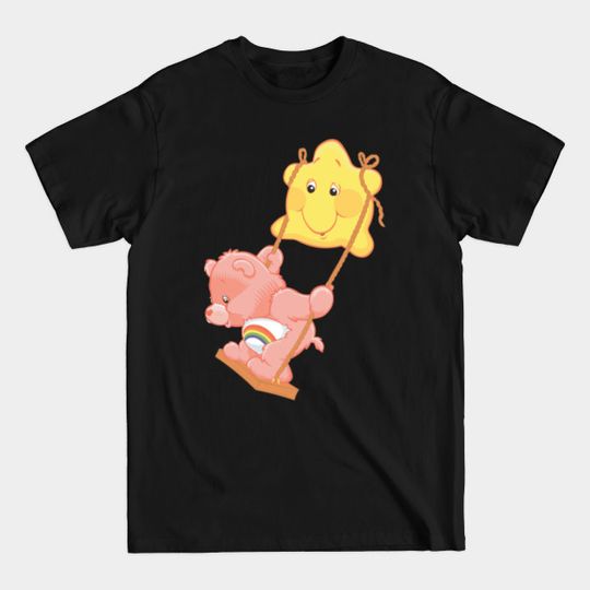 Discover Love bear on a swing - Teddy Bear - T-Shirt