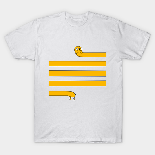 Discover Jake the dog Stripe pattern - Jake The Dog - T-Shirt