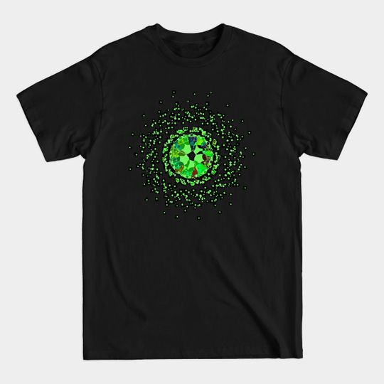 Discover 3D Glass Crystal Phyllotaxis Flower - 3d Glass Crystal Phyllotaxis Flower - T-Shirt