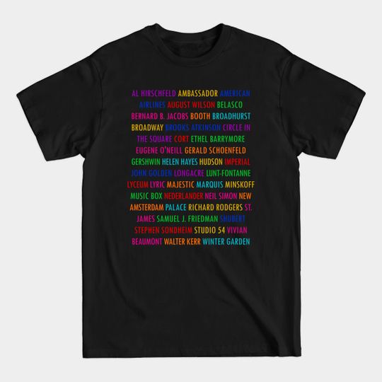 Discover Broadway Theatres - Broadway - T-Shirt