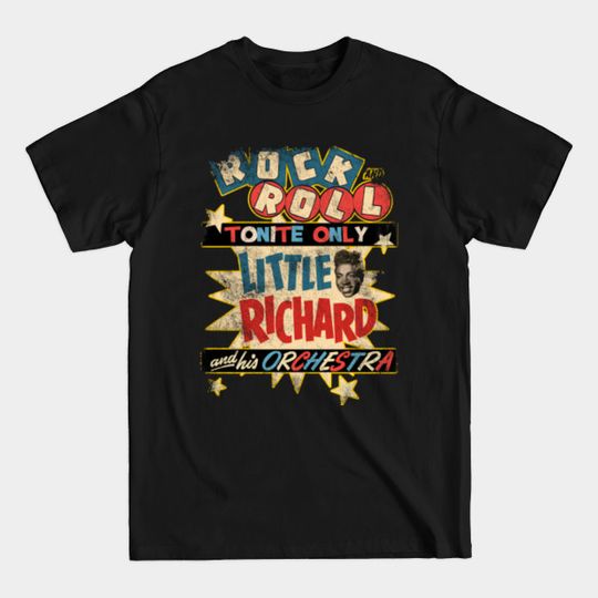 Discover Little Richard Concert Poster, distressed - Little Richard - T-Shirt