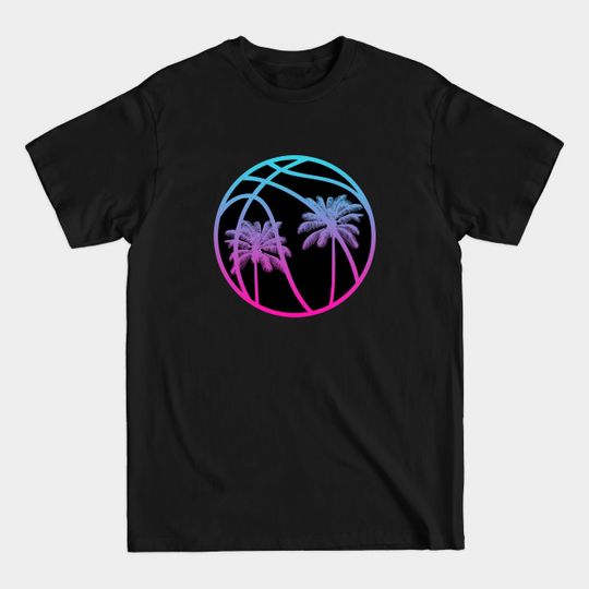 Discover Miami Vice Basketball - Black alternate - Miami - T-Shirt