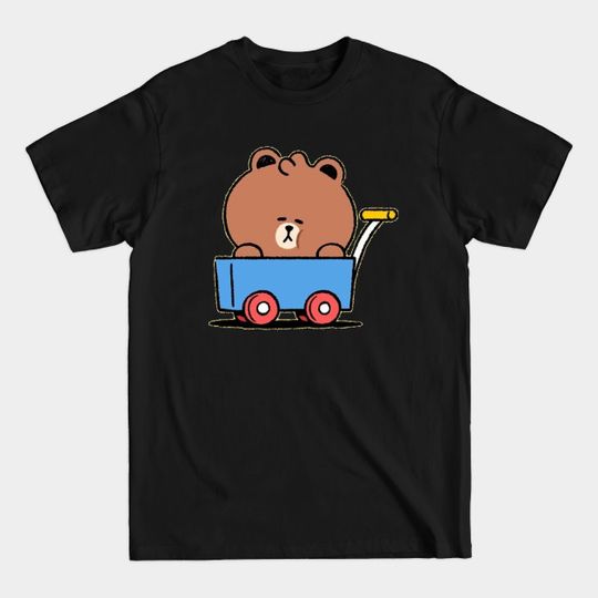 Discover Line Friends Lil Brown - Line Friends - T-Shirt