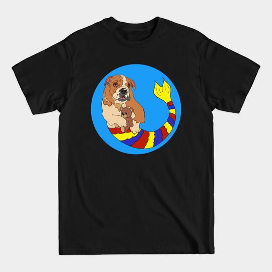 Discover Buster the Teddy Bear loving Mermutt - Teddy Bear - T-Shirt