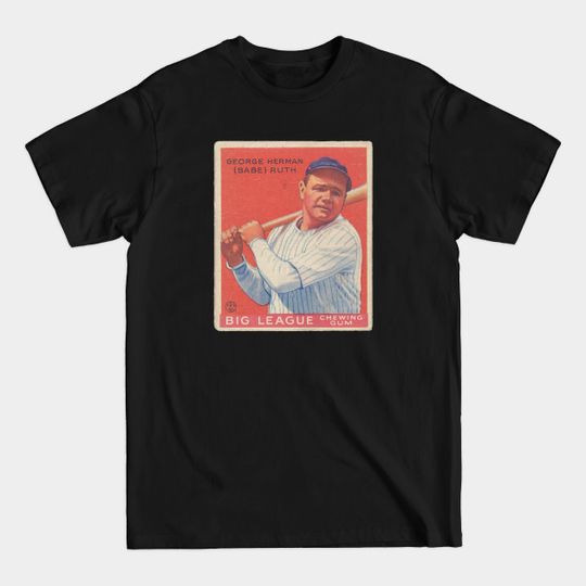 Discover Babe Ruth 1933 Goudey (Red) Baseball Card - Babe Ruth - T-Shirt