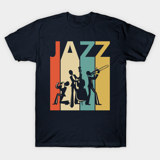 Discover Vintage Jazz Music Lover Gift - Jazz - T-Shirt