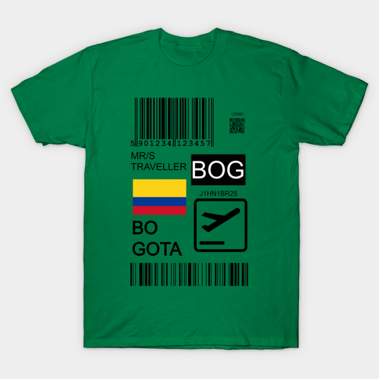 Discover Bogota Colombia travel ticket - Bogota - T-Shirt