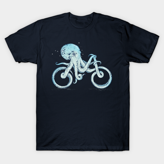 Discover octopus bike - Bicycle - T-Shirt