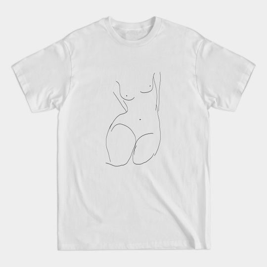 Discover Picasso Line Art - Female body - Female Body Picasso - T-Shirt
