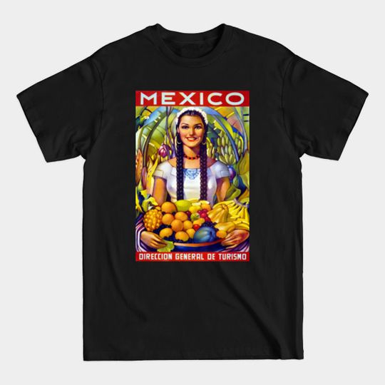 Discover Vintage Travel Poster Mexico - Mexico - T-Shirt