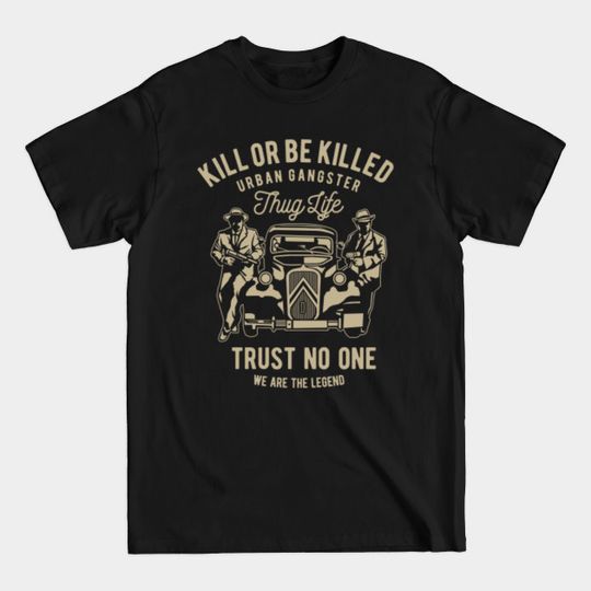 Discover Vintage Gangster American - Gangster - T-Shirt