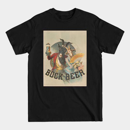 Discover Vintage Bock Beer Goats Poster - Beer - T-Shirt