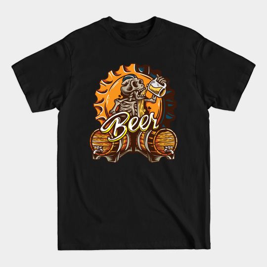 Discover Vintage-Brewery-Mechanism - Draft Beer - T-Shirt