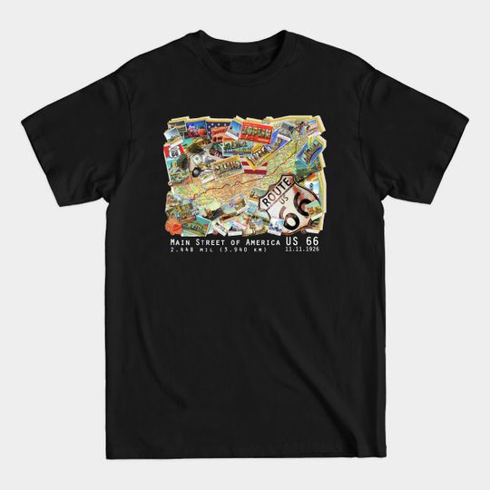 Discover route 66 US - Route 66 - T-Shirt