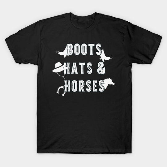 Discover Western Hat and Boots Saying T-Shirt