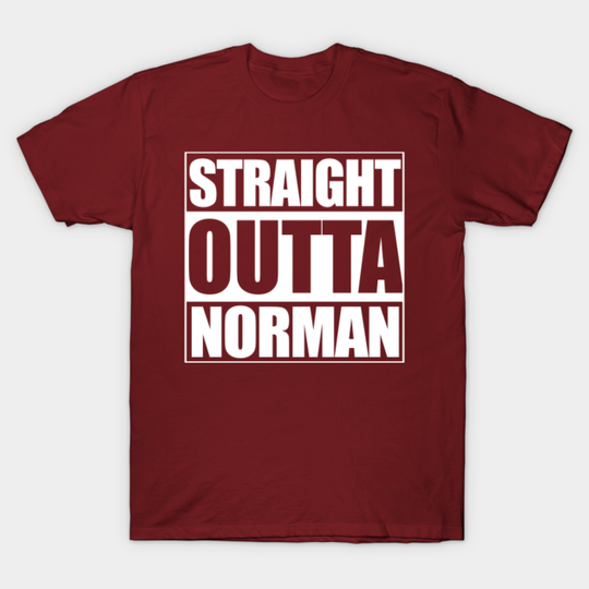 Discover Straight Outta Norman Oklahoma Sooners Fan - Oklahoma Sooners - T-Shirt