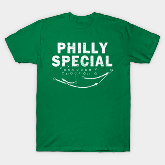 Discover Classic Philly Special Green and White T-Shirt
