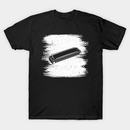 Discover Harmonica Instrument Blues Musician Mouth Organ - Harmonica - T-Shirt