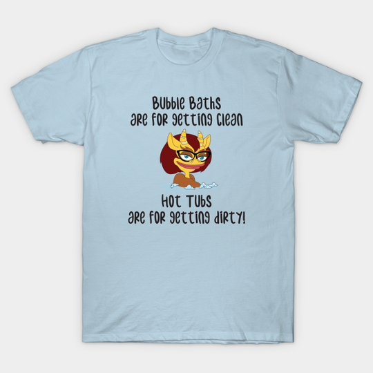 Discover Hot Tubs - Connie the Hormone Monstress - Hot Tube Big Mouth - T-Shirt