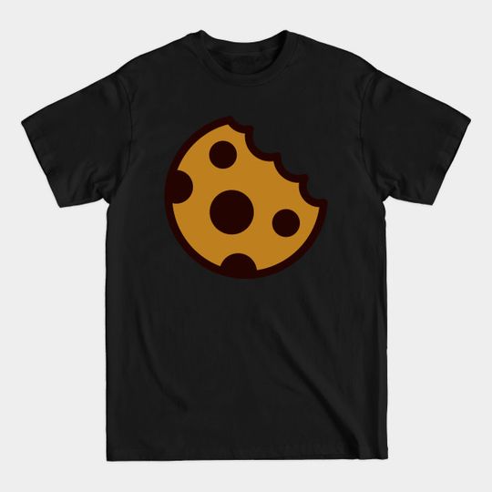 Discover Chocolate Chip Cookie Bite Cartoon Icon - Cookie - T-Shirt