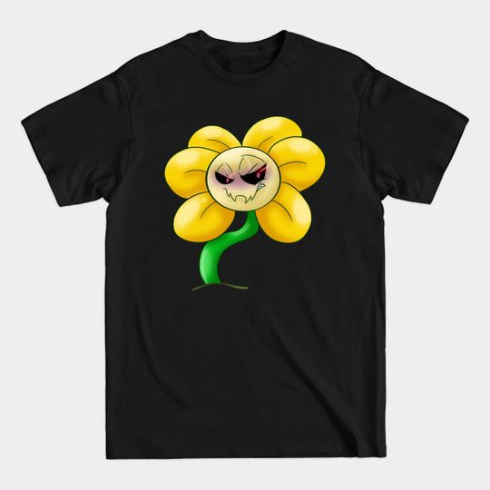 Discover Flowey's Snarl - Undertale - T-Shirt