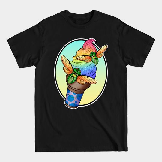Discover Cicada I-Scream - Ice Cream Cone - T-Shirt