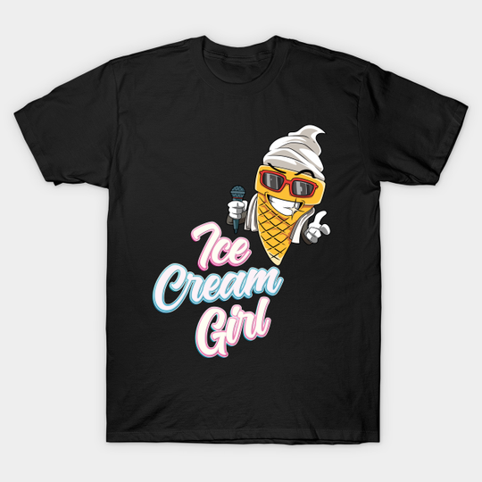 Discover Ice Cream Cool Summer Vacation Sun Glasses - Ice Cream - T-Shirt