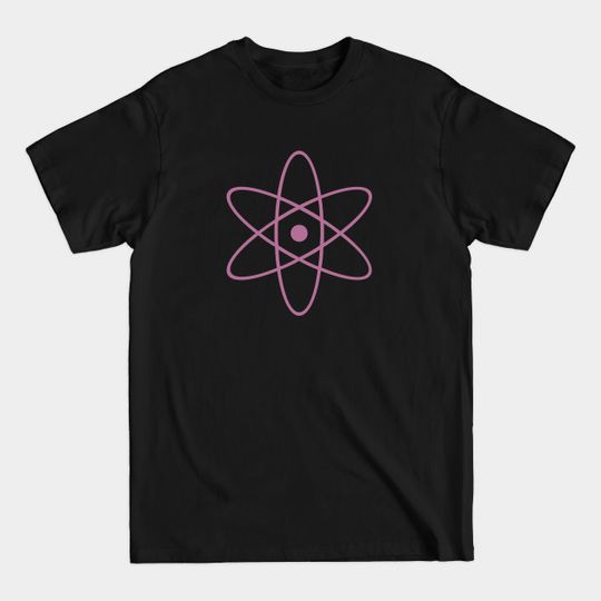 Discover Atom - Dusty Rose Pattern - Science - T-Shirt