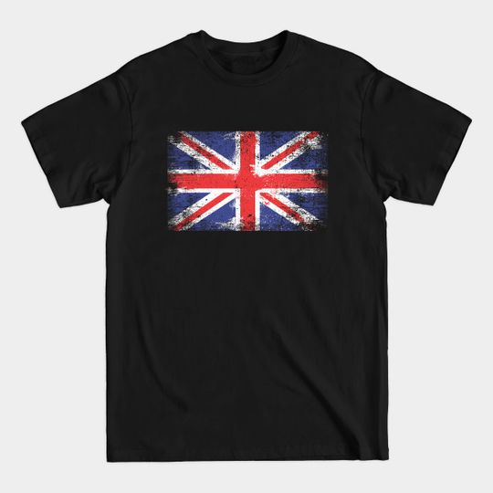 Discover Union Jack Distressed - Union Jack - T-Shirt
