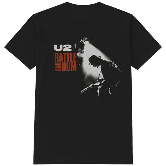 Discover U2 Rattle and Hum The Edge Bono T-Shirt