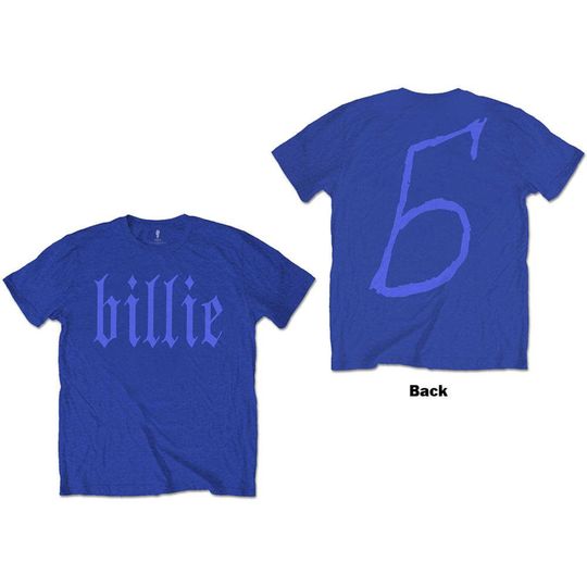 Discover Billie Eilish Unisex T-Shirt: Billie 5 (Back Print)