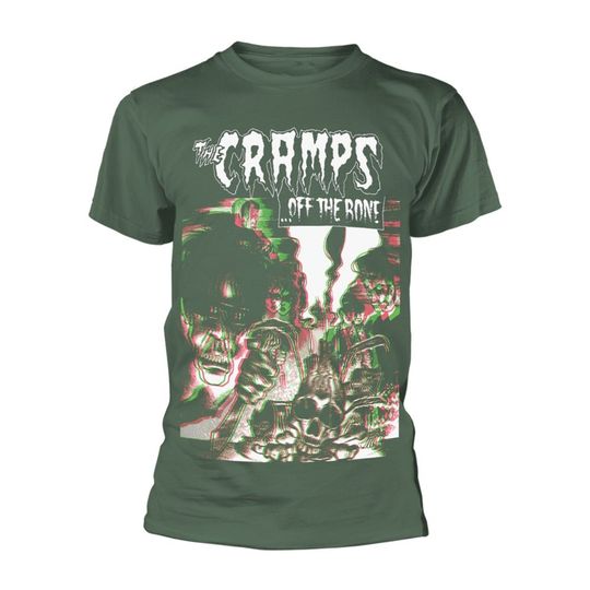 Discover The Cramps Unisex T-shirt: Off The Bone (Green)