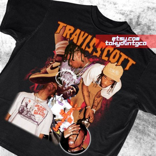 Discover Travis Scott Tee / Travis Scott Vintage Tshirt