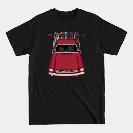Discover Mustang 1966 - Burgundy - Pony - T-Shirt