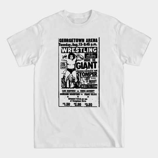 Discover Georgetown Arena - Pro Wrestling - T-Shirt