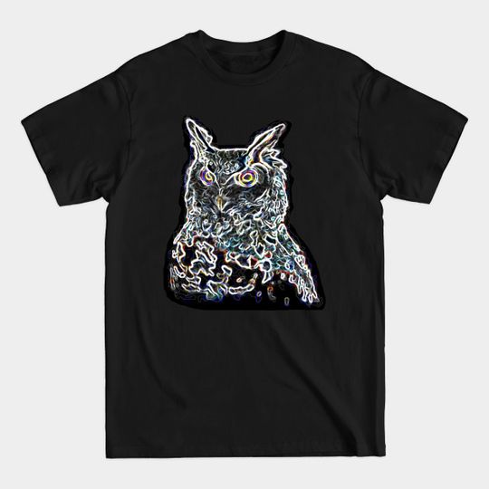 Discover Owl Electric Silhouette 02 - Owl Electric Silhouette 02 - T-Shirt