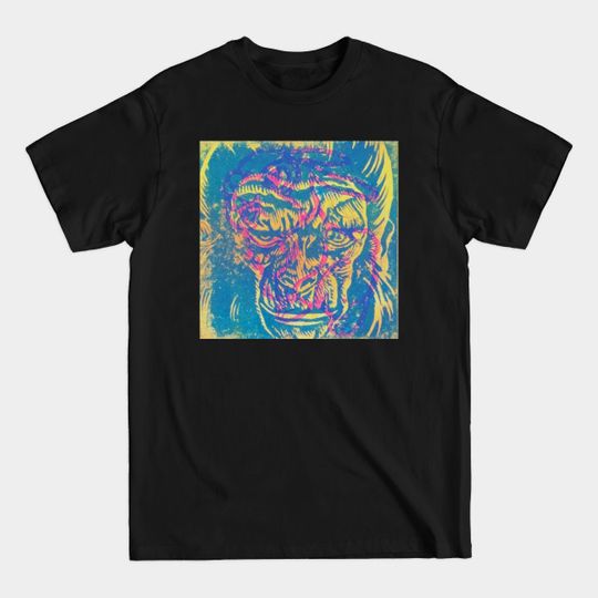 Discover planet of the apes layered abstract print thumper graffiti - Planet Of The Apes - T-Shirt