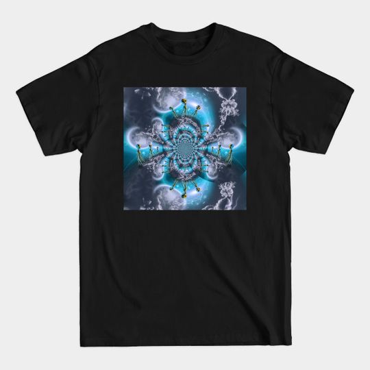 Discover Aliens fractal - Aliens Sci Fi - T-Shirt