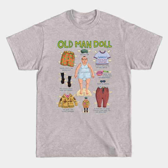Discover Old Man Doll - Old Man - T-Shirt