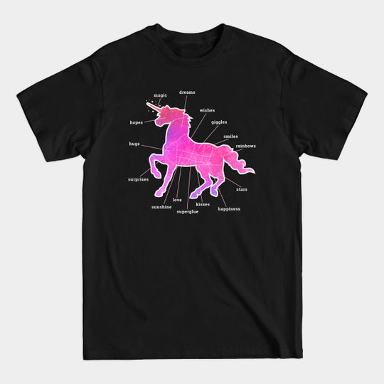 Discover Unicorn Anatomy - Anatomy - T-Shirt