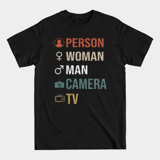 Discover Person Woman Man Camera Tv - Person Woman Man Camera Tv - T-Shirt