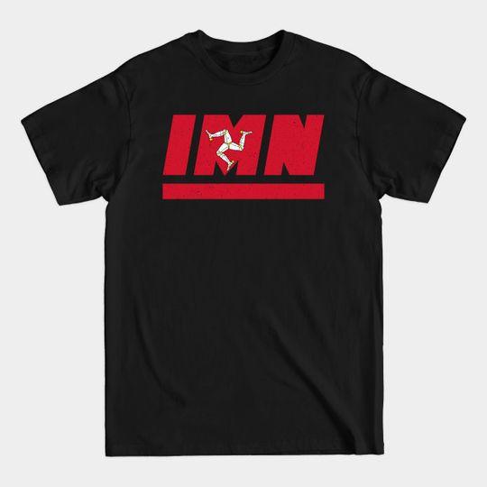 Discover IMN Isle Of Man island Europe ISO Code 3166 - Isle Of Man - T-Shirt