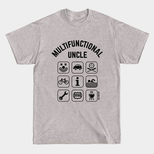 Discover Multifunctional Uncle (9 Icons) - Uncle - T-Shirt