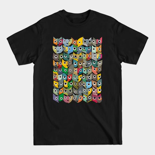Discover Cats (forty five pack version) - Abstract - T-Shirt