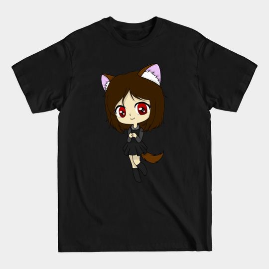 Discover gacha wolf girl chibi - Chibi - T-Shirt