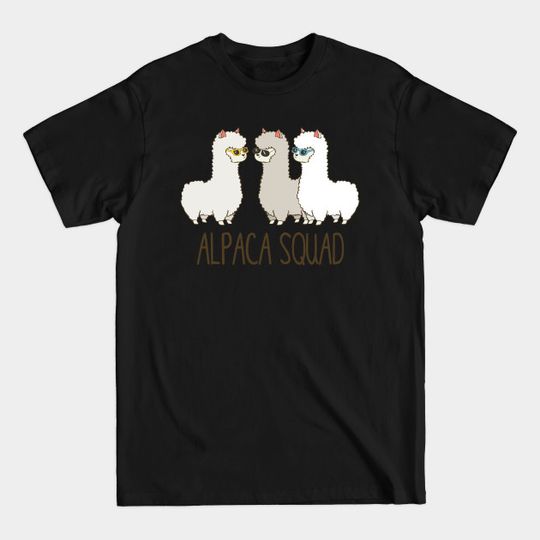 Discover Funny Cute Alpaca Squad T-Shirt