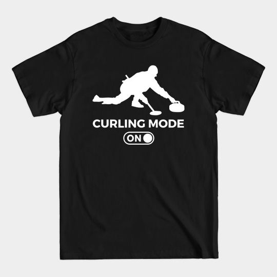 Discover Ice Curling Mode On Winter Sports - Curling - T-Shirt