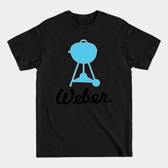 Discover Classic Weber Kettle Logo and Wood Dale Grill - Weber - T-Shirt